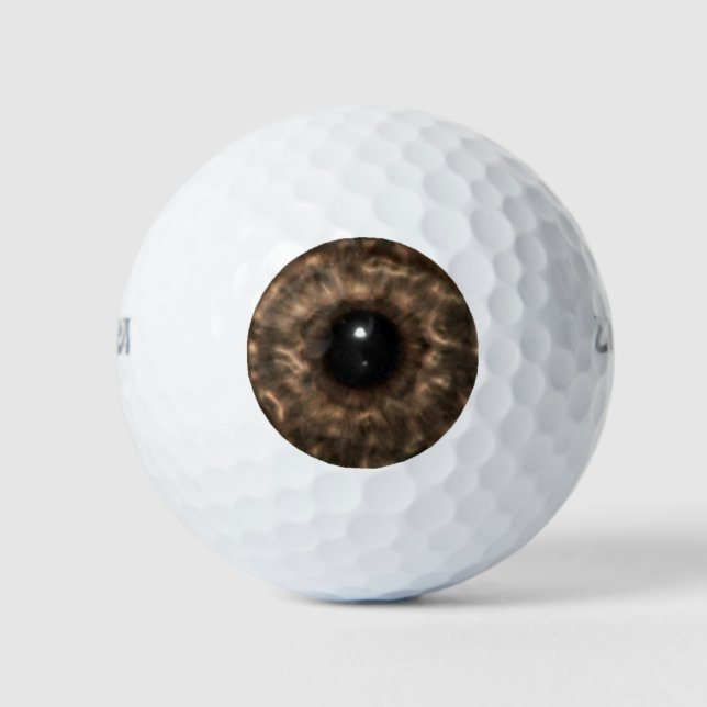Pelotas De Golf Eyeball Brown (Anverso)