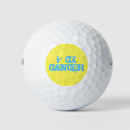 Pelotas De Golf F*ck Cancer Golf Ball - Diseño perturbado