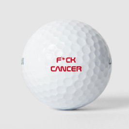 Pelotas De Golf F*ck Cancer Golf Ball - Estilo NASA