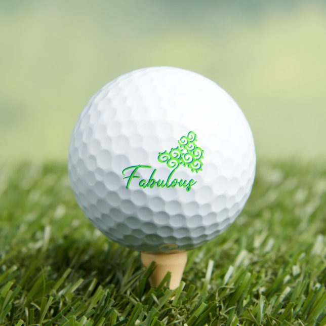Pelotas De Golf Fab Iz, As Fab Duz Golf Balls (Camiseta in situ)