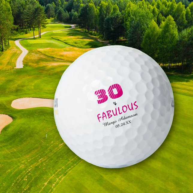 Pelotas De Golf Fabuloso Treinta Años Sus Personalizados (Subido por el creador)
