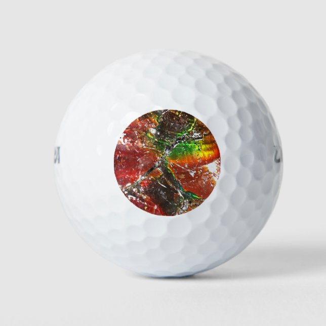 Pelotas De Golf Falln Piedras Arcoiris (Anverso)
