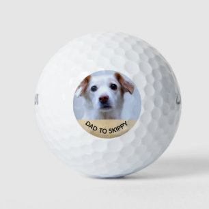Pelotas De Golf Familia de Mascotas fotográficos personalizados