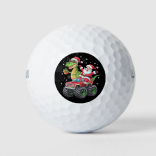 Pelotas De Golf Familia de Navidad Santa Camión Dinosaurio Combina