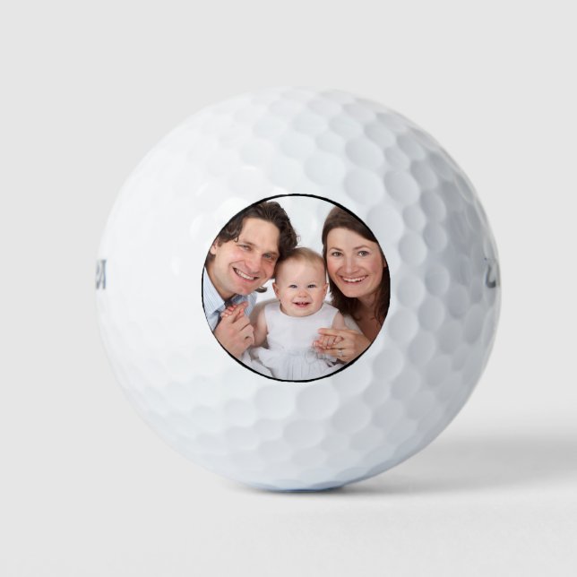 Pelotas De Golf Familia personalizada 1 Foto (Anverso)