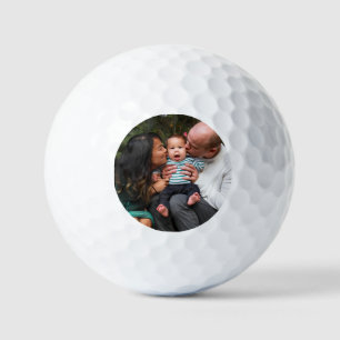 Pelotas De Golf Familia personalizada de fotografía personalizado
