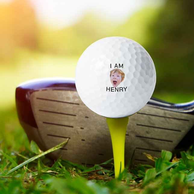 Pelotas De Golf Famoso Personalizado Face Golf Cumpleaños Party (Subido por el creador)