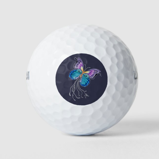 Pelotas De Golf Fanciful Butterfly (Anverso)