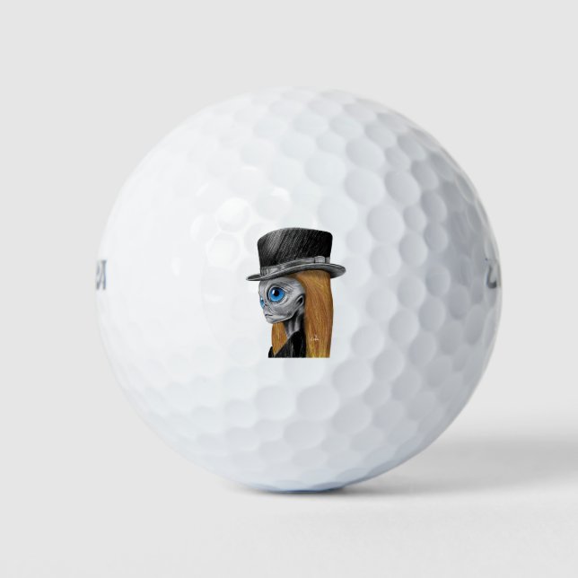 Pelotas De Golf Fancy Alien Hybrid (Anverso)
