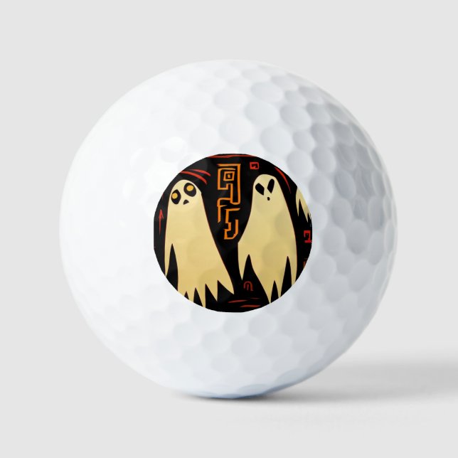 Pelotas De Golf Fantasía Fantasía Egipcia Fantasma Halloween (2) (Anverso)
