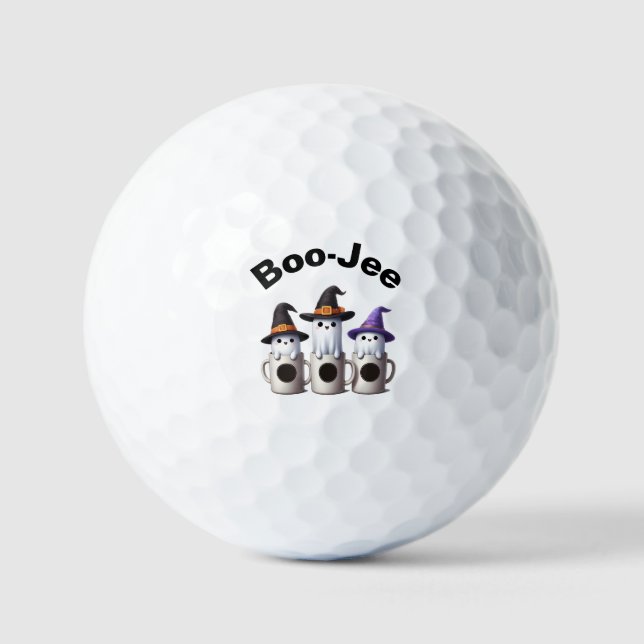 Pelotas De Golf Fantasma de boo-jee pura en Halloween (Anverso)