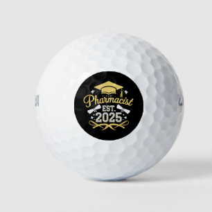 Pelotas De Golf Farmacéutico Est 2025 Graduación de Farmacia