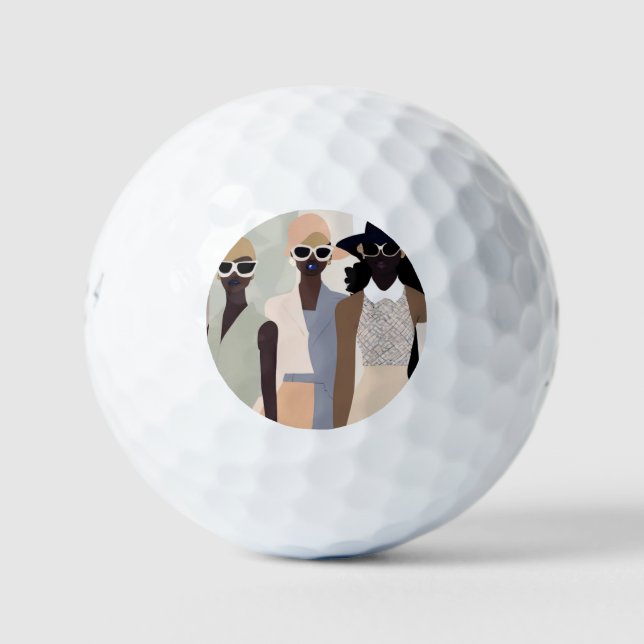 Pelotas De Golf Fashion Diva Golf Balls (Anverso)