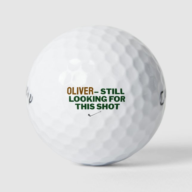 Pelotas De Golf Fathers Day Golf Dad Still Looking Design (Anverso)