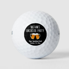 Pelotas De Golf Favor de boda de despedida de soltero Cerveza Salu