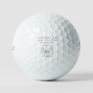 Pelotas De Golf Favor de Boda 'Subiendo y Bajando del Camino'