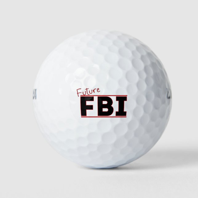 Pelotas De Golf FBI futuro (Anverso)