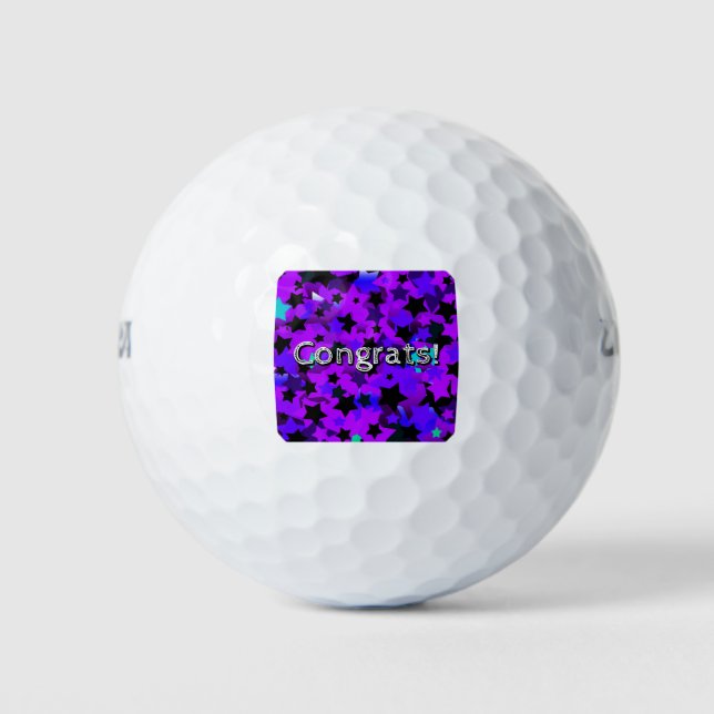 Pelotas De Golf ¡Felicidades! Estrellas de punk (Anverso)
