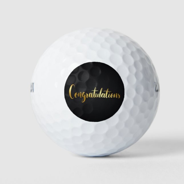PELOTAS DE GOLF ***FELICITACIONES*** BALONES DE GOLF (Anverso)