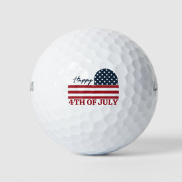 Pelotas De Golf Feliz 4 de julio