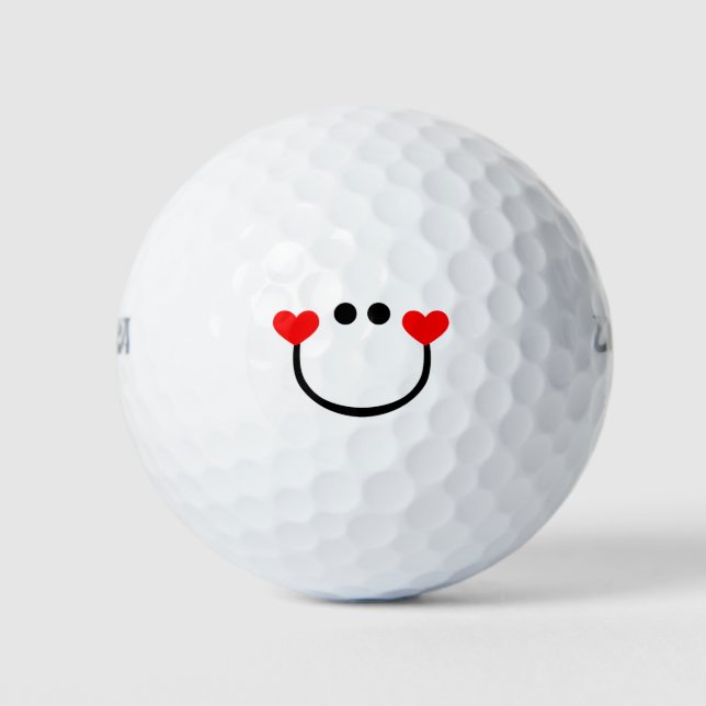 Pelotas De Golf Feliz amor (Anverso)