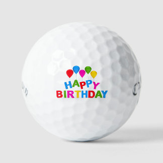 Pelotas de Golf Feliz Cumpleaños