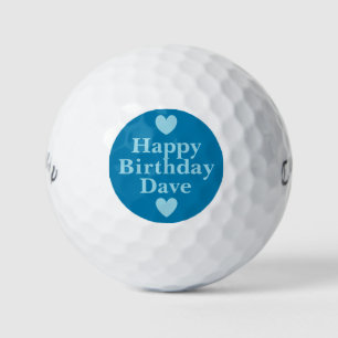 Pelotas De Golf Feliz cumpleaños.