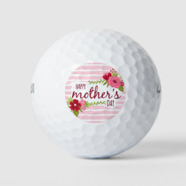 Pelotas De Golf Feliz Día de la Madre
