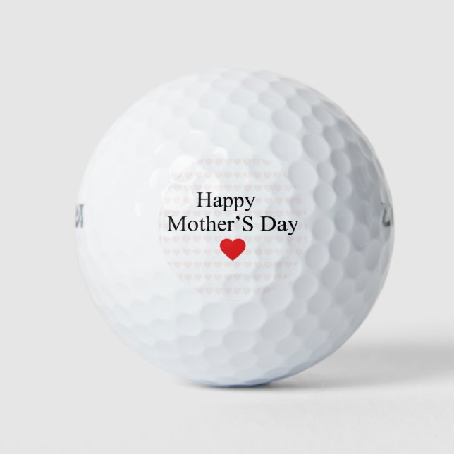 Pelotas De Golf Feliz Día de la Madre (Anverso)