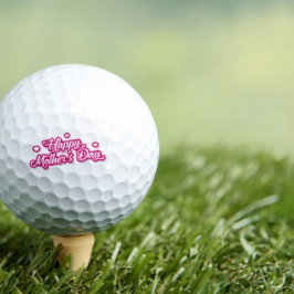 Pelotas De Golf Feliz Día de la Madre