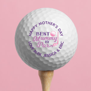 Pelotas De Golf Feliz Día de la Madre mejor momia por parte de Par