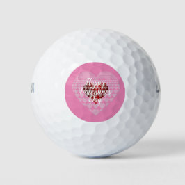 Pelotas De Golf Feliz Día de San Valentín