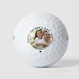 Pelotas De Golf Feliz Día del Padre foto de papá