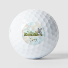 Pelotas De Golf Feliz Día del Padre Gracioso