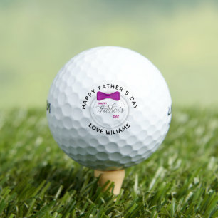 Pelotas De Golf Feliz Día del Padre mejor papá por parte de Par Pe