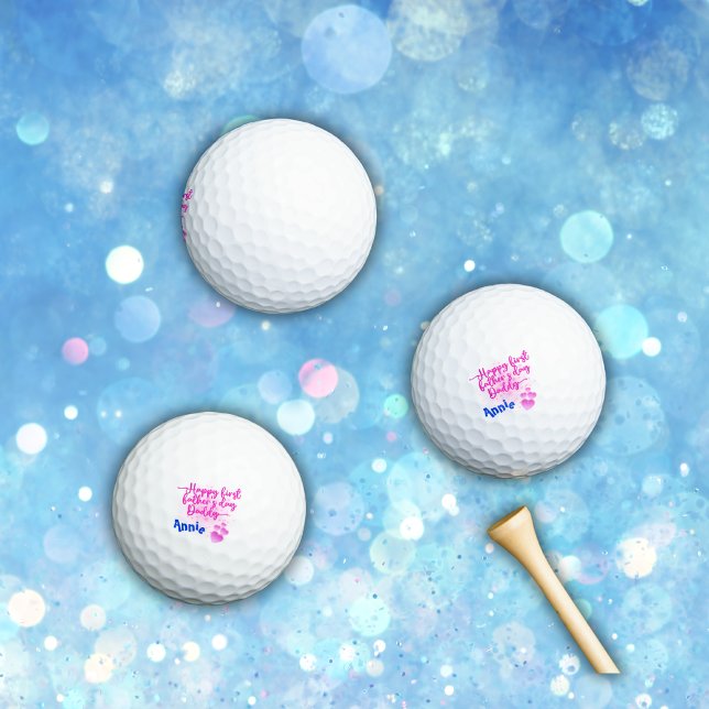 Pelotas De Golf Feliz Día del Padre Papá | (Subido por el creador)