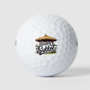 Pelotas De Golf Feliz Día Judío de Sukkot Hanukkah