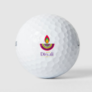 Pelotas De Golf Feliz Diwali Flame