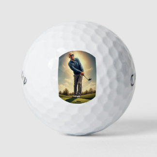Pelotas De Golf Feliz Joe Biden 