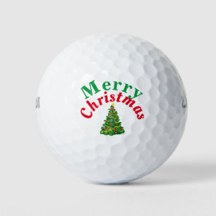 Pelotas De Golf Feliz Navidad