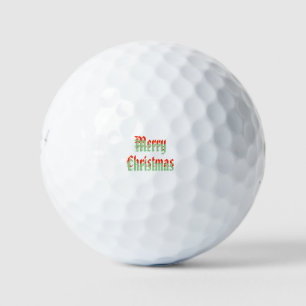 Pelotas De Golf Feliz Navidad,