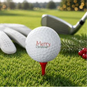Pelotas De Golf Feliz Navidad al golfista