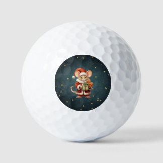Pelotas De Golf Feliz Navidad Cute Mouse