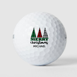 Pelotas De Golf Feliz Navidad Modernos árboles de repostería perso
