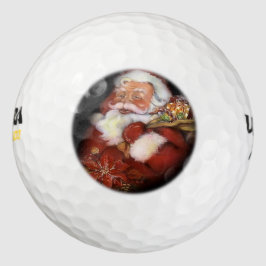 Pelotas De Golf Feliz Papá Noel