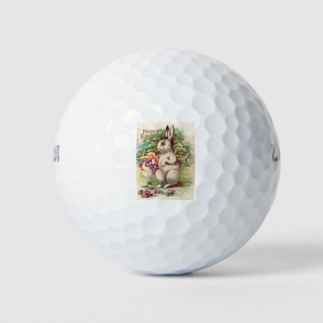 Pelotas De Golf Feliz Pascua (Anverso)