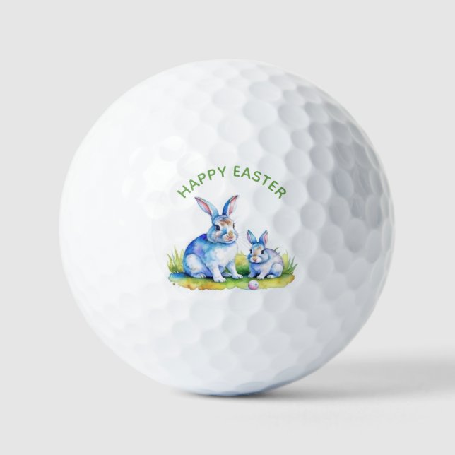 Pelotas De Golf Feliz Pascua (Anverso)
