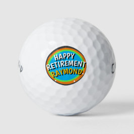 Pelotas De Golf FELIZ RETIRAMIENTO DE FELICIDAD DE Ball DE Golf Fu