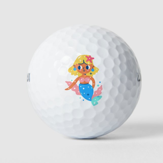 Pelotas De Golf Feria de sirenas (Anverso)