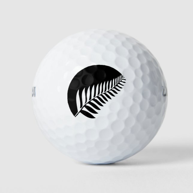 Pelotas De Golf Fern de plata de Nueva Zelanda (Anverso)